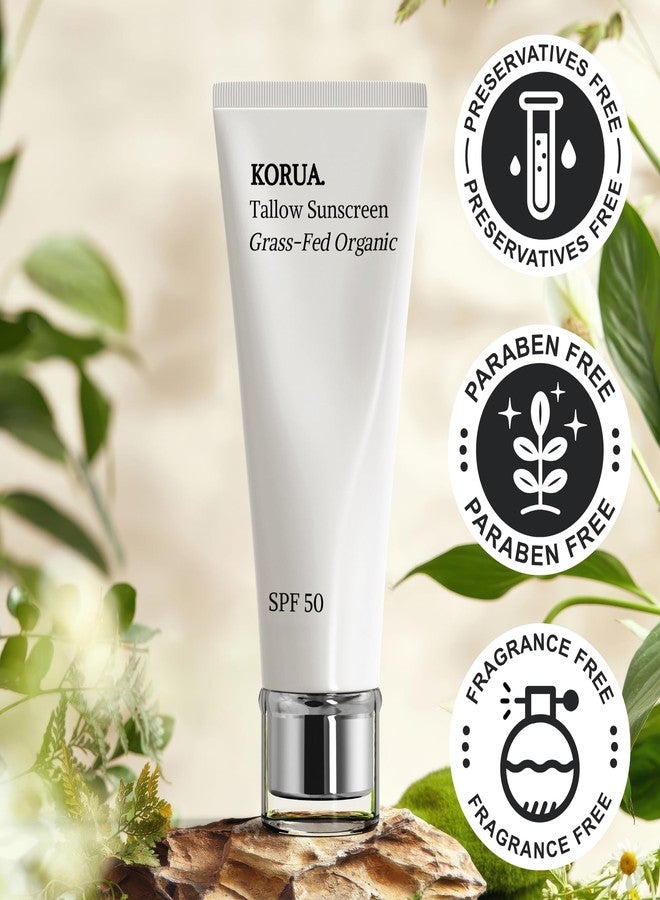 Korua Grass Fed Tallow Sunscreen 80ML with Non Nano Zinc Oxide 25% - Image 4